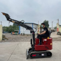 1 ton Household garden mini excavators180 rotary arm small excavator